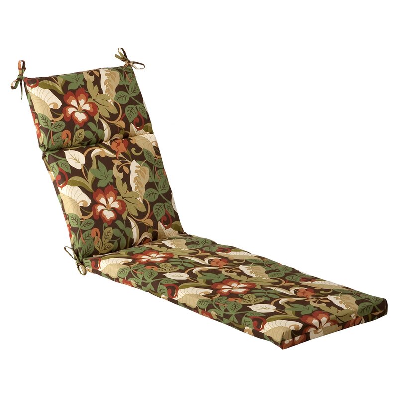 Winston Porter Tropical Indoor/Outdoor Chaise Lounge Cushion & Reviews